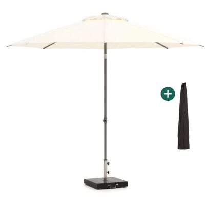 Shadowline Push-up parasol ø 300cm - Laagste prijsgarantie! Wit Shadowline Push-up parasol ø 300cm - Laagste prijsgarantie! Wit