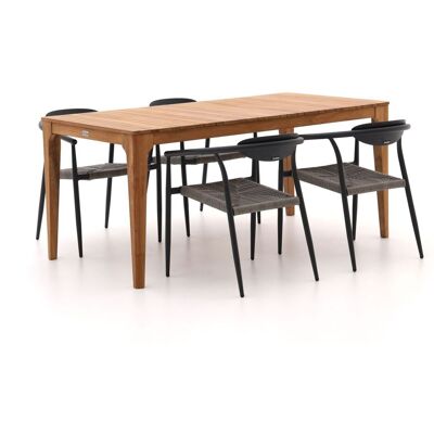 Manifesto Furniture Manifesto Cavone/Bruca 170cm dining tuinset 5-delig stapelbaar - Laagste prijsgarantie! Bruin Manifesto Furniture Manifesto Cavone/Bruca 170cm dining tuinset 5-delig stapelbaar - Laagste prijsgarantie! Bruin