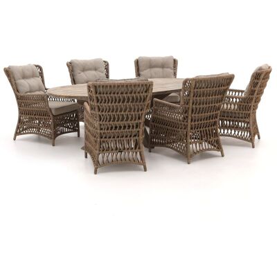Intenso Furniture Intenso Milano/ROUGH-Y Ellips 240cm dining-lounge tuinset 7-delig - Laagste prijsgarantie! Taupe Intenso Furniture Intenso Milano/ROUGH-Y Ellips 240cm dining-lounge tuinset 7-delig - Laagste prijsgarantie! Taupe