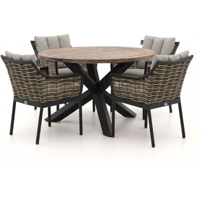 Apple Bee Milou/ROUGH-Y ø120cm dining tuinset 5-delig - Laagste prijsgarantie! Apple Bee Milou/ROUGH-Y ø120cm dining tuinset 5-delig - Laagste prijsgarantie!