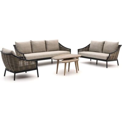 Apple Bee Milou/ROUGH-K stoel-bank loungeset 5-delig - Laagste prijsgarantie! Grijs Apple Bee Milou/ROUGH-K stoel-bank loungeset 5-delig - Laagste prijsgarantie! Grijs