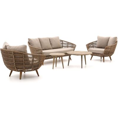 Intenso Furniture Intenso Stila/ROUGH-K stoel-bank Loungeset 5-delig - Laagste prijsgarantie! Taupe Intenso Furniture Intenso Stila/ROUGH-K stoel-bank Loungeset 5-delig - Laagste prijsgarantie! Taupe
