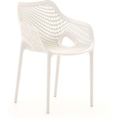 Forza Furniture Forza Ripi dining tuinstoel stapelbaar - Laagste prijsgarantie! Wit Forza Furniture Forza Ripi dining tuinstoel stapelbaar - Laagste prijsgarantie! Wit