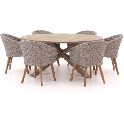 Intenso Furniture Intenso Tropea/ROUGH-Y ø180cm dining tuinset 7-delig - Laagste prijsgarantie! Intenso Furniture Intenso Tropea/ROUGH-Y ø180cm dining tuinset 7-delig - Laagste prijsgarantie!