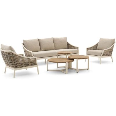Apple Bee Milou/Monaco stoel-bank loungeset 6-delig 5-zits - Laagste prijsgarantie! Wit Apple Bee Milou/Monaco stoel-bank loungeset 6-delig 5-zits - Laagste prijsgarantie! Wit