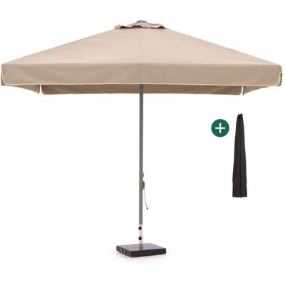 Shadowline Bonaire parasol 300x300cm - Laagste prijsgarantie! Taupe Shadowline Bonaire parasol 300x300cm - Laagste prijsgarantie! Taupe