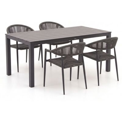 Manifesto Furniture Manifesto Belpasso/Menzano 160cm dining tuinset 5-delig stapelbaar - Laagste prijsgarantie! Manifesto Furniture Manifesto Belpasso/Menzano 160cm dining tuinset 5-delig stapelbaar - Laagste prijsgarantie!