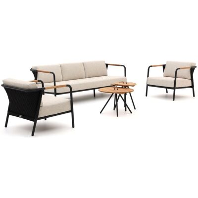 Apple Bee Elle stoel-bank loungeset 5-delig - Laagste prijsgarantie! Zwart Apple Bee Elle stoel-bank loungeset 5-delig - Laagste prijsgarantie! Zwart