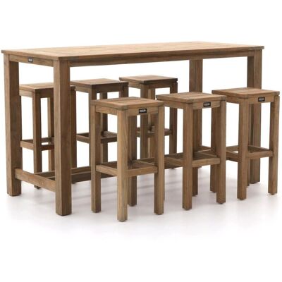 ROUGH Furniture ROUGH-X 180cm barset 7-delig - Laagste prijsgarantie! Bruin ROUGH Furniture ROUGH-X 180cm barset 7-delig - Laagste prijsgarantie! Bruin