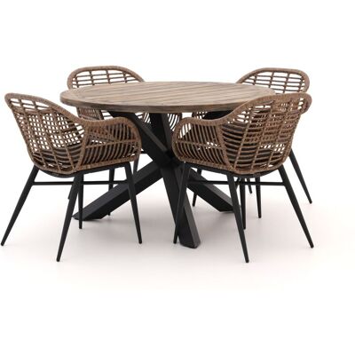 Intenso Furniture Intenso Azora/ROUGH-Y ø120cm dining tuinset 5-delig - Laagste prijsgarantie! Bruin Intenso Furniture Intenso Azora/ROUGH-Y ø120cm dining tuinset 5-delig - Laagste prijsgarantie! Bruin