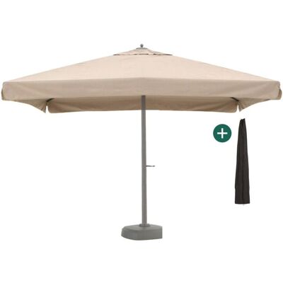 Shadowline Java parasol 400x400cm - Laagste prijsgarantie! Taupe Shadowline Java parasol 400x400cm - Laagste prijsgarantie! Taupe