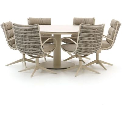 Apple Bee Camp Bay/Melville ø 160cm dining tuinset 7-delig draaibaar - Laagste prijsgarantie! Grijs Apple Bee Camp Bay/Melville ø 160cm dining tuinset 7-delig draaibaar - Laagste prijsgarantie! Grijs