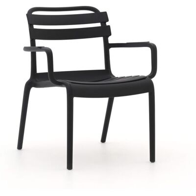 Forza Furniture Forza Vico lounge tuinstoel stapelbaar - Laagste prijsgarantie! Zwart Forza Furniture Forza Vico lounge tuinstoel stapelbaar - Laagste prijsgarantie! Zwart