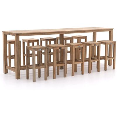 ROUGH Furniture ROUGH-X 300cm barset 11-delig - Laagste prijsgarantie! Bruin ROUGH Furniture ROUGH-X 300cm barset 11-delig - Laagste prijsgarantie! Bruin