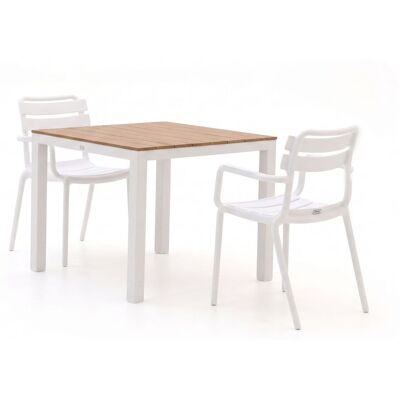 Forza Furniture Forza Vico/Fidenza 90cm dining tuinset 3-delig stapelbaar - Laagste prijsgarantie! Forza Furniture Forza Vico/Fidenza 90cm dining tuinset 3-delig stapelbaar - Laagste prijsgarantie!