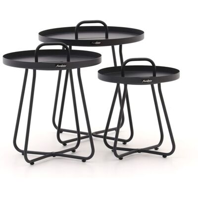 Manifesto Furniture Manifesto Pito bijzet tuintafelset 3-delig - Laagste prijsgarantie! Zwart Manifesto Furniture Manifesto Pito bijzet tuintafelset 3-delig - Laagste prijsgarantie! Zwart
