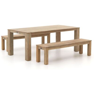 ROUGH Furniture ROUGH-X 200cm picknickset 3-delig - Laagste prijsgarantie! Bruin ROUGH Furniture ROUGH-X 200cm picknickset 3-delig - Laagste prijsgarantie! Bruin