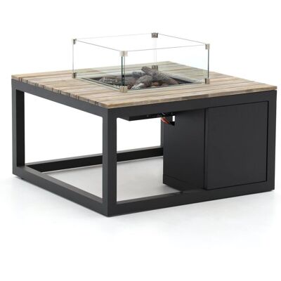 Cosiraw lounge vuurtafel 100x100x55cm - Laagste prijsgarantie! Grijs Cosiraw lounge vuurtafel 100x100x55cm - Laagste prijsgarantie! Grijs