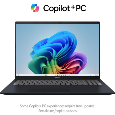 Asus Vivobook 16 (M1607); Copilot+ PC -Zonder adapter Asus Vivobook 16 (M1607); Copilot+ PC -Zonder adapter