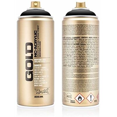 Montana Gold 400ML S9000 Shock Black Montana Gold 400ML S9000 Shock Black