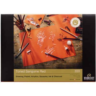 Rembrandt Toned Paper Sanguine - 180 gram - A4 8712079453701 Verf Rembrandt Toned Paper Sanguine - 180 gram - A4 8712079453701 Verf