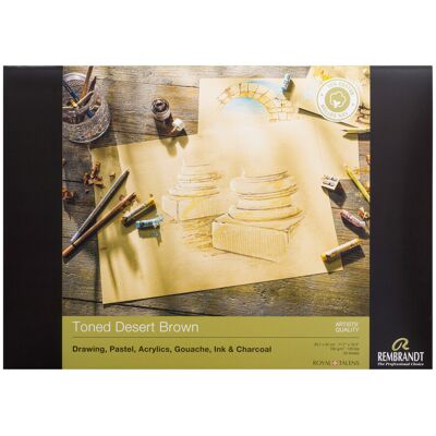 Rembrandt Toned Paper Desert Brown - 180 gram - A3 8712079453657 Verf Rembrandt Toned Paper Desert Brown - 180 gram - A3 8712079453657 Verf