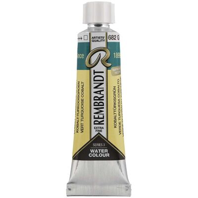 Rembrandt Aquarelverf - tube - Kobalt-Turkooisgroen 682 8712079436803 Verf Rembrandt Aquarelverf - tube - Kobalt-Turkooisgroen 682 8712079436803 Verf