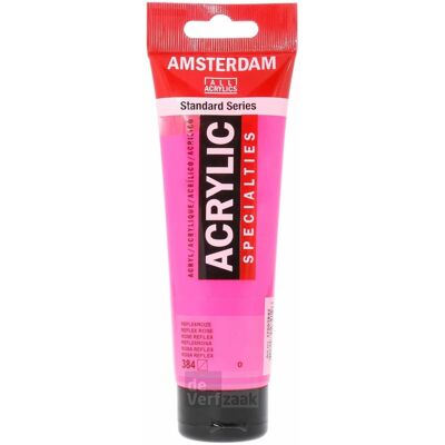 Amsterdam Acrylverf - 120 ml - Reflexroze 384 8712079279196 Verf Amsterdam Acrylverf - 120 ml - Reflexroze 384 8712079279196 Verf