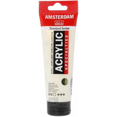 Amsterdam Acrylverf - 120 ml - Parelgeel 818 8712079395414 Verf Amsterdam Acrylverf - 120 ml - Parelgeel 818 8712079395414 Verf