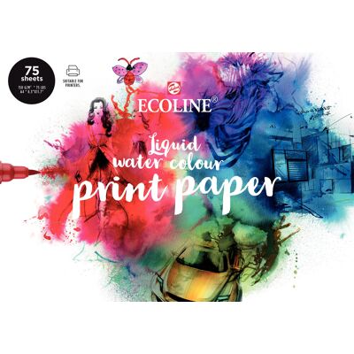 Ecoline Printerpapier - 150 gram - A4 8712079396770 Verf Ecoline Printerpapier - 150 gram - A4 8712079396770 Verf