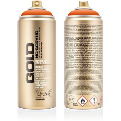 Montana Gold 400ML S2010 Shock Orange Montana Gold 400ML S2010 Shock Orange