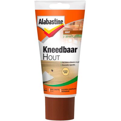 Alabastine Kneedbaar Hout - 75 gram Naturel Alabastine Kneedbaar Hout - 75 gram Naturel