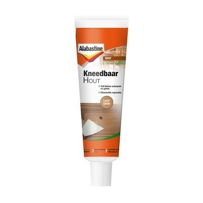 Alabastine Kneedbaar Hout - 75 gram Licht Eiken Alabastine Kneedbaar Hout - 75 gram Licht Eiken