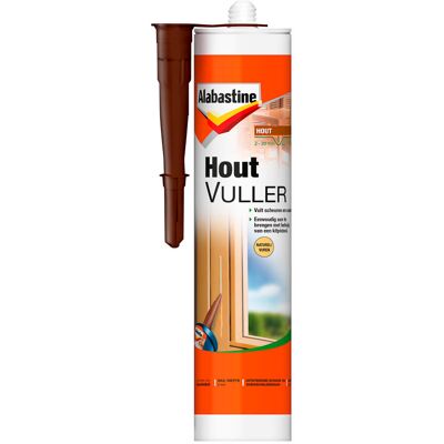 Alabastine Houtvuller - 485 gram Wit Koker Alabastine Houtvuller - 485 gram Wit Koker