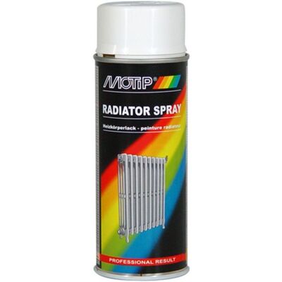 Motip Radiator Spray- RAL 9010 8711347040773 Verf Lakverf Binnen Motip Radiator Spray- RAL 9010 8711347040773 Verf Lakverf Binnen