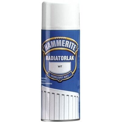 Hammerite Radiatorlak Spuitbus - Gebroken Wit Hammerite Radiatorlak Spuitbus - Gebroken Wit
