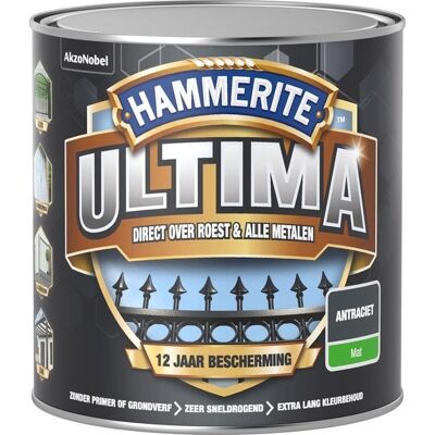 Hammerite Ultima Mat - Antraciet Hammerite Ultima Mat - Antraciet
