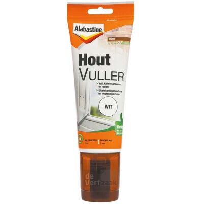 Alabastine Houtvuller - 330 gram Wit Alabastine Houtvuller - 330 gram Wit