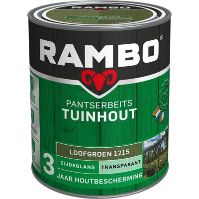 Rambo Pantserbeits Tuinhout Zijdeglans Transparant - Loofgroen Rambo Pantserbeits Tuinhout Zijdeglans Transparant - Loofgroen