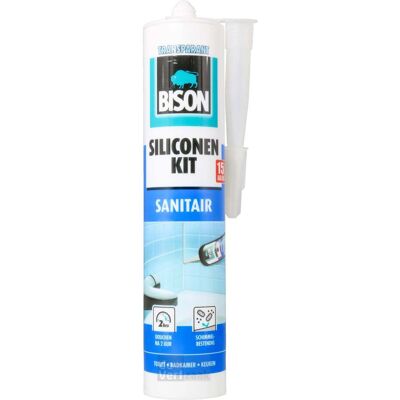 Bison Siliconenkit sanitair 310ml Bison Siliconenkit sanitair 310ml