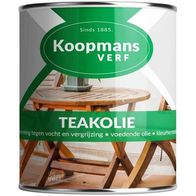 Koopmans Teak olie 750 ml Koopmans Teak olie 750 ml