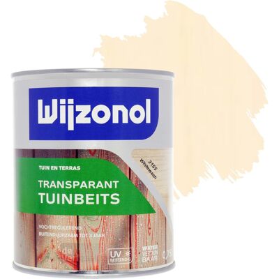 Wijzonol Transparant Tuinbeits - Whitewash Wijzonol Transparant Tuinbeits - Whitewash