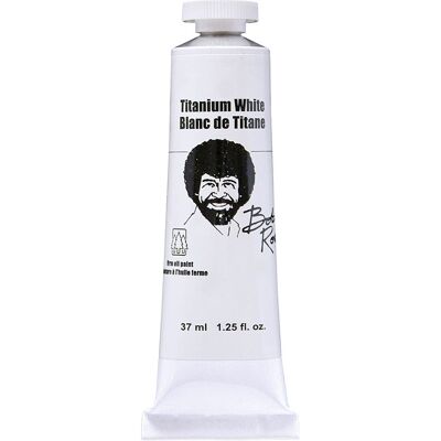 Bob Ross Olieverf - 37 ml - Landscape - Titanium White 720867070038 Verf Bob Ross Olieverf - 37 ml - Landscape - Titanium White 720867070038 Verf