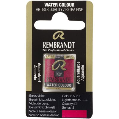 Rembrandt Aquarelverf - napje - Benzimidazoolviolet 595 8712079439156 Verf Rembrandt Aquarelverf - napje - Benzimidazoolviolet 595 8712079439156 Verf