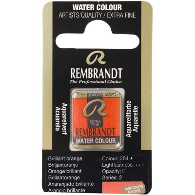 Rembrandt Aquarelverf - napje - Briljantoranje 264 8712079439057 Verf Rembrandt Aquarelverf - napje - Briljantoranje 264 8712079439057 Verf