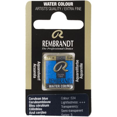 Rembrandt Aquarelverf - napje - Ceruleumblauw 534 8712079051143 Verf Rembrandt Aquarelverf - napje - Ceruleumblauw 534 8712079051143 Verf