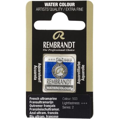 Rembrandt Aquarelverf - napje - Fransultramarijn 503 8712079051051 Verf Rembrandt Aquarelverf - napje - Fransultramarijn 503 8712079051051 Verf