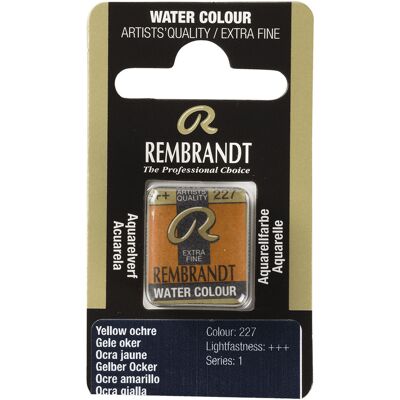 Rembrandt Aquarelverf - napje - Gele Oker 227 8712079050672 Verf Rembrandt Aquarelverf - napje - Gele Oker 227 8712079050672 Verf