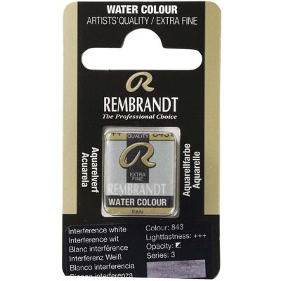 Rembrandt Aquarelverf - napje - Interference Wit 843 8712079439408 Verf Rembrandt Aquarelverf - napje - Interference Wit 843 8712079439408 Verf