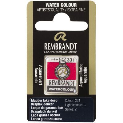 Rembrandt Aquarelverf - napje - Kraplak Donker 331 8712079050894 Verf Rembrandt Aquarelverf - napje - Kraplak Donker 331 8712079050894 Verf